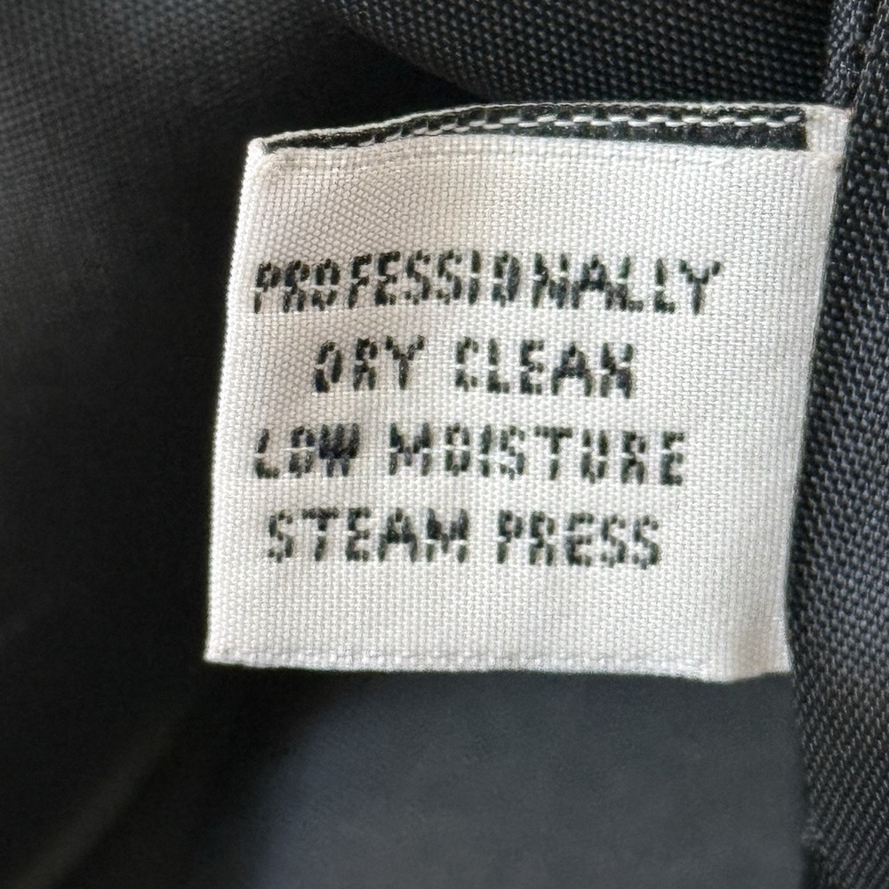 Dumas Blazer Pure Wool Tailored Jacket Quiet Luxury Office Siren Black Vintage S - Picture 14 of 14